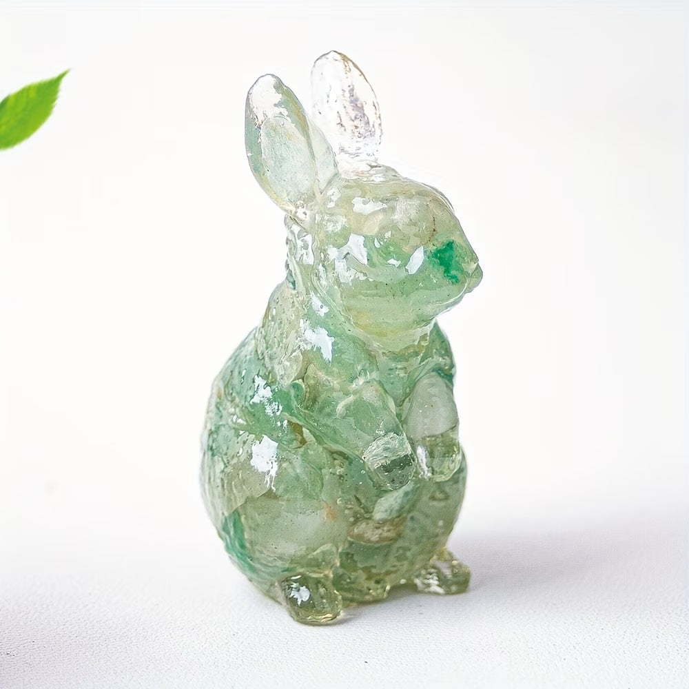 Lapin en Résine & Aventurine | Petit