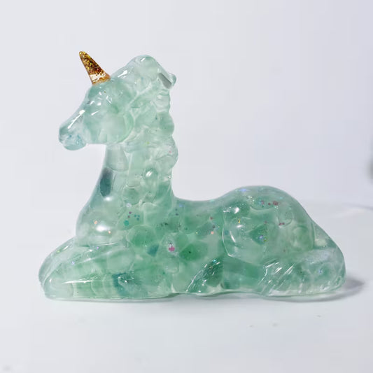 Licorne en Résine & Aventurine