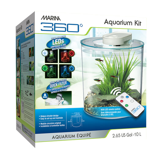 Aquarium Marina 360, 10 L (2,65 gal US)