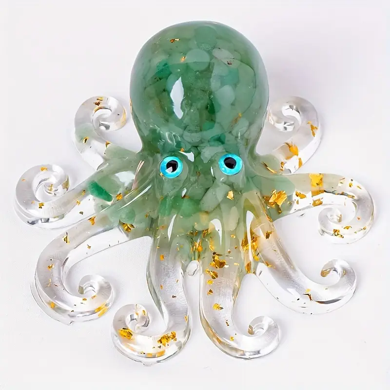 Pieuvre en Résine & Aventurine