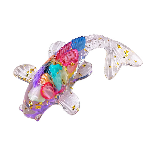 Poisson en Résine & Arc-en-ciel