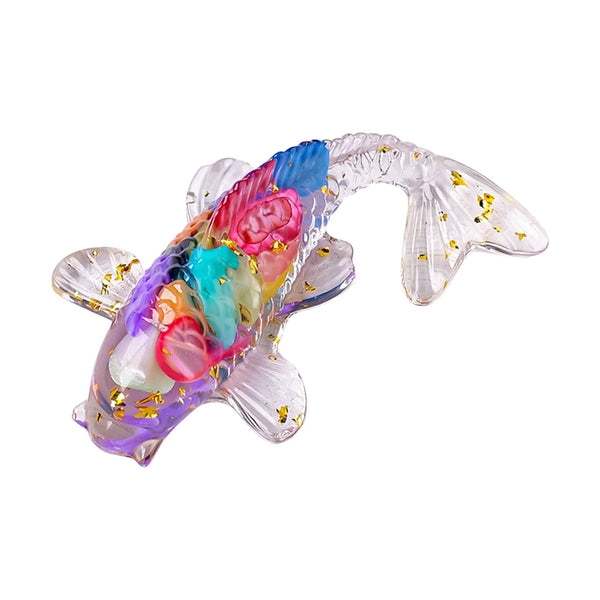 Poisson en Résine & Arc-en-ciel