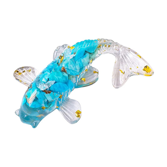 Poisson en Résine & Turquoise