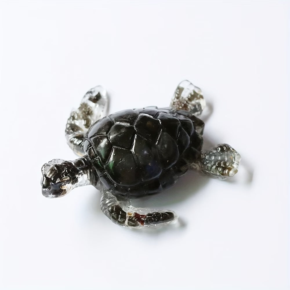 Lot De 200 Mini Tortues Phosphorescentes En Résine - 1,3 Cm, 12 Couleurs - Pour Déco Jardin, Aquarium, Coque De Téléphone