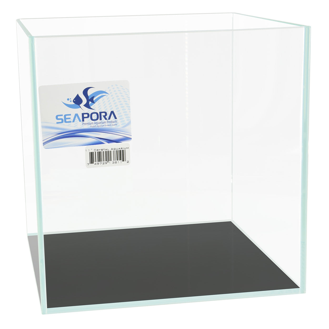 Seapora Crystal Series Aquarium - 11 Gallons Cube 14x14x14
