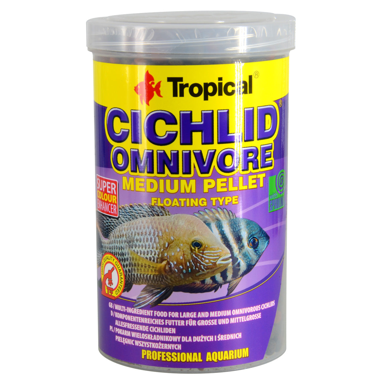 Tropical | Cichlid Omnivore Medium Pellets - 360g