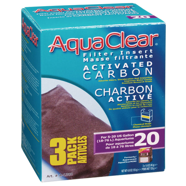 AquaClear | Activated Carbon Filter (3 Pack)